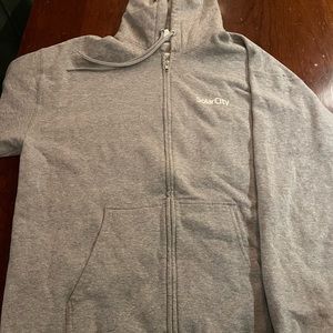 Men’s zip-up hoodie - Solar City